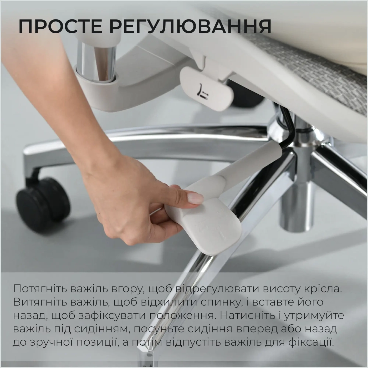Купить Кресло офисное Sihoo DORO S100 Mesh White (S100-M302) - фото 14