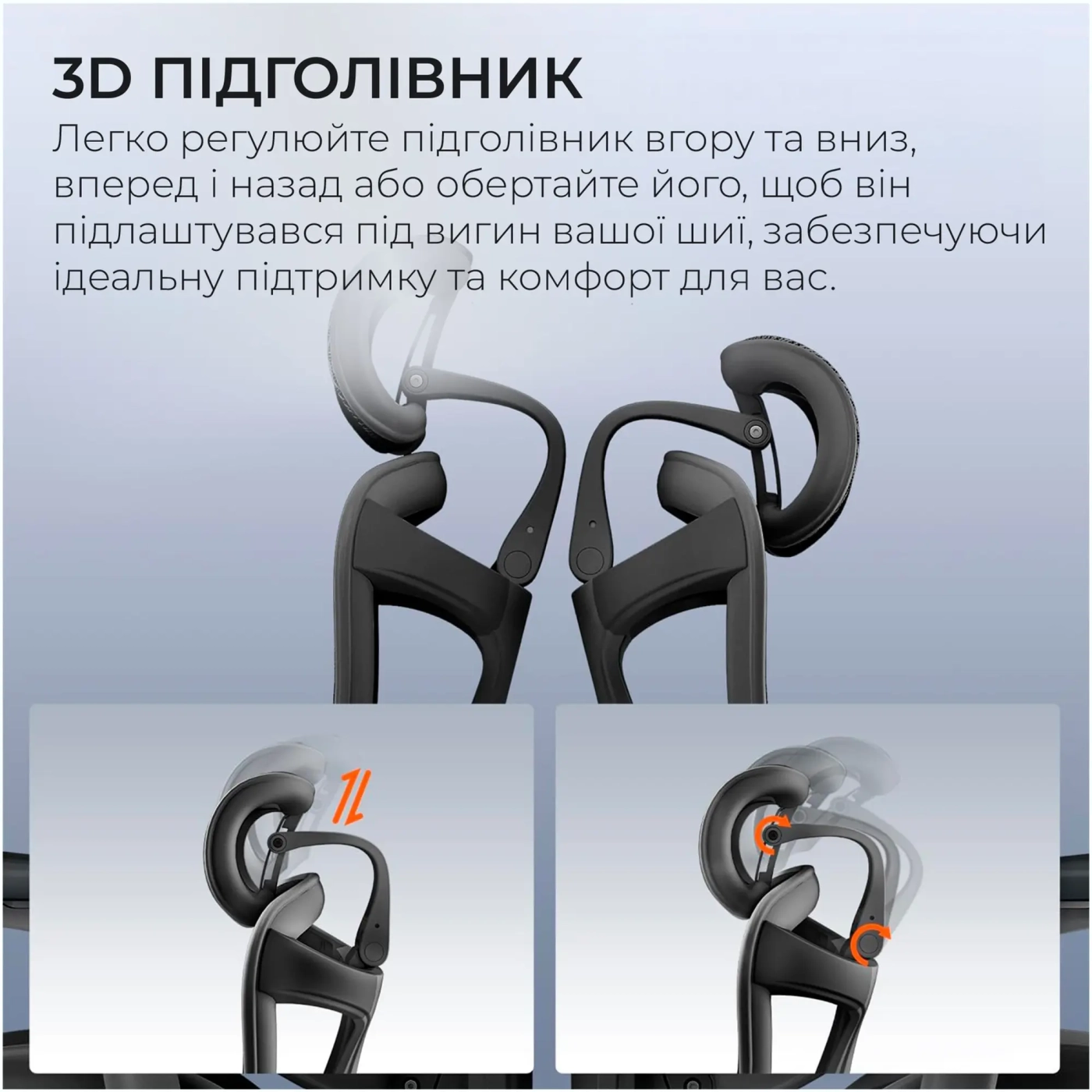 Купить Кресло офисное Sihoo DORO C300 Pro Mesh Black (DORO-C300-PRO-M101) - фото 11
