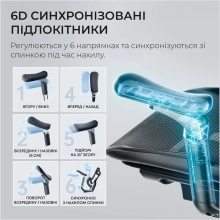 Купить Кресло офисное Sihoo DORO C300 Pro Mesh Black (DORO-C300-PRO-M101) - фото 12