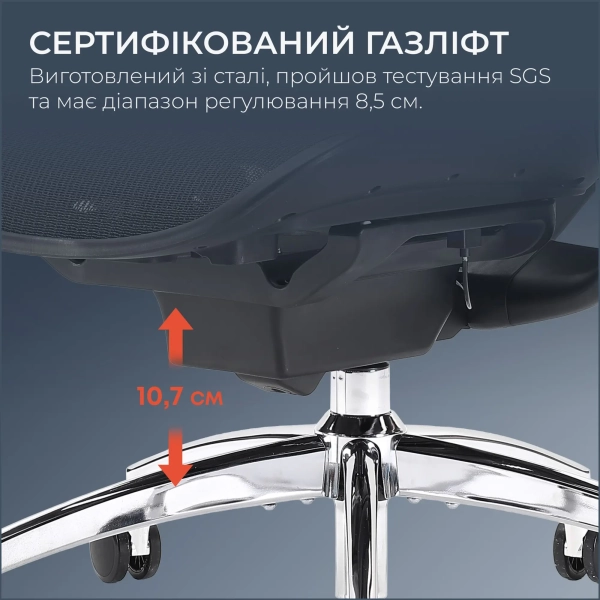 Купить Кресло офисное Sihoo DORO C300 Pro Mesh Black (DORO-C300-PRO-M101) - фото 16