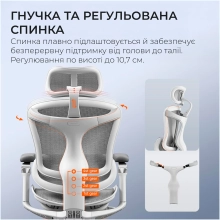 Купить Кресло офисное Sihoo DORO C300 Pro Mesh White (DORO-C300-PRO-M102) - фото 10