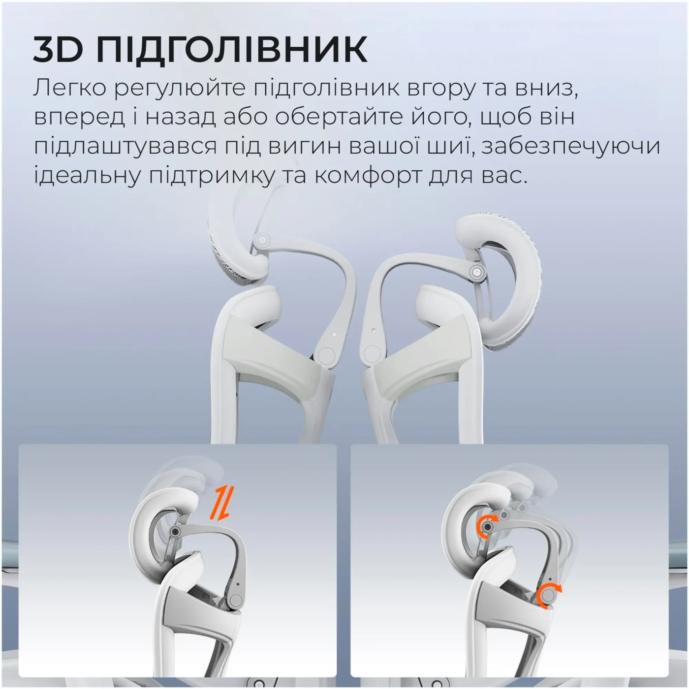 Купить Кресло офисное Sihoo DORO C300 Pro Mesh White (DORO-C300-PRO-M102) - фото 11