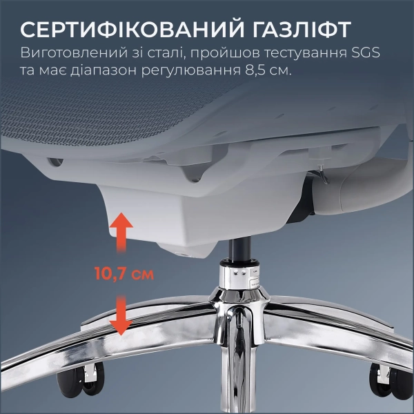 Купить Кресло офисное Sihoo DORO C300 Pro Mesh White (DORO-C300-PRO-M102) - фото 16