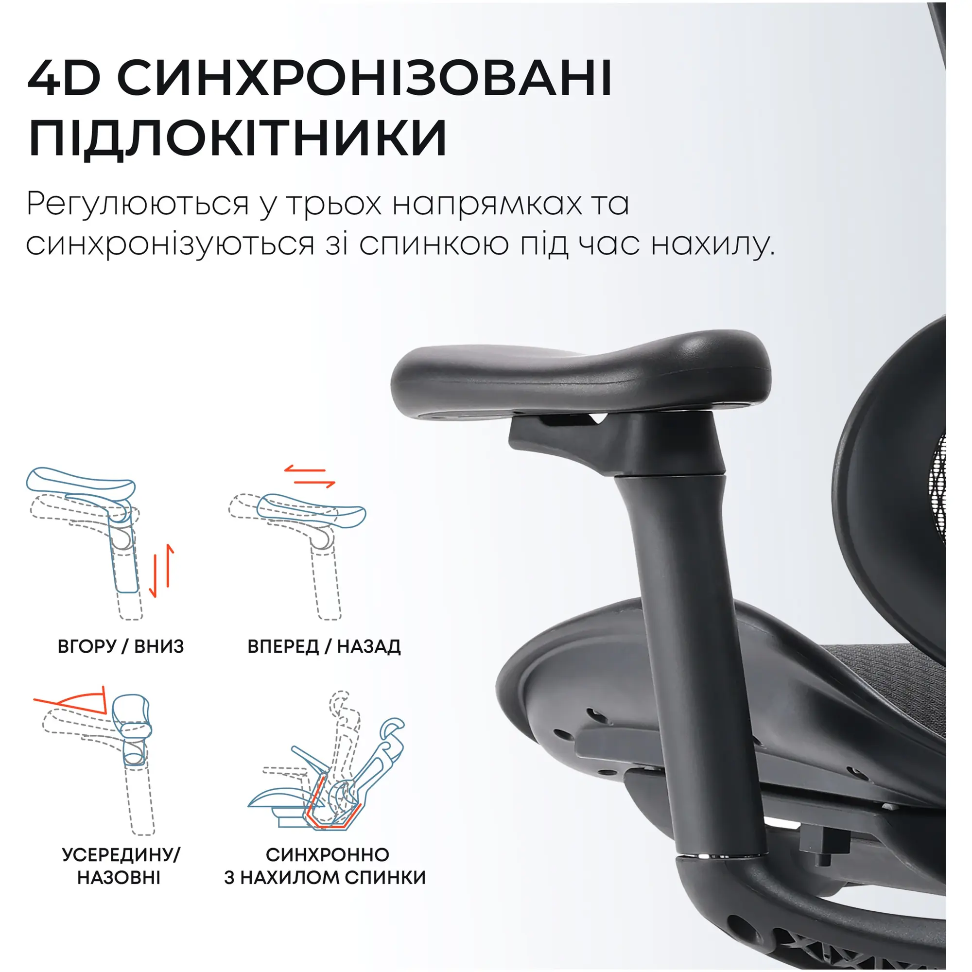 Купити Крісло офісне Sihoo DORO C300L Mesh Black (DORO-C300L-A3-101) - фото 13