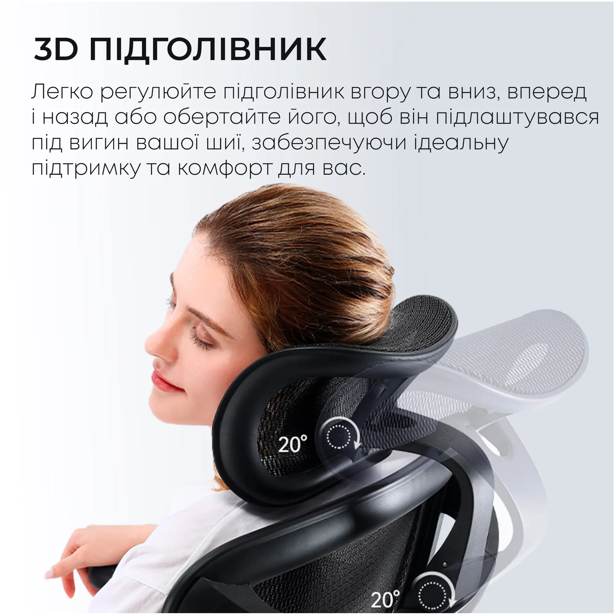 Купити Крісло офісне Sihoo DORO C300L Mesh Black (DORO-C300L-A3-101) - фото 14