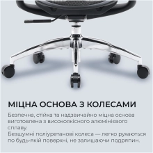 Купити Крісло офісне Sihoo DORO C300L Mesh Black (DORO-C300L-A3-101) - фото 16