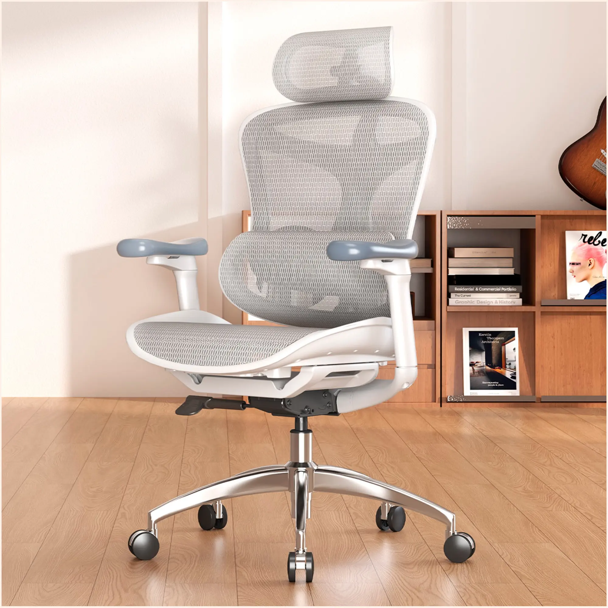 Купити Крісло офісне Sihoo DORO C300L Mesh White (DORO-C300L-A3-102) - фото 5
