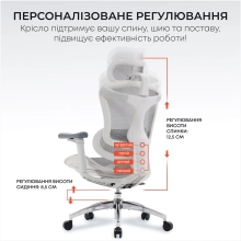 Купити Крісло офісне Sihoo DORO C300L Mesh White (DORO-C300L-A3-102) - фото 6