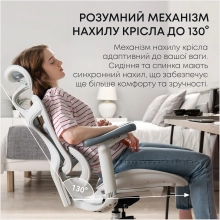 Купити Крісло офісне Sihoo DORO C300L Mesh White (DORO-C300L-A3-102) - фото 9