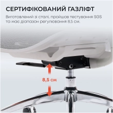 Купити Крісло офісне Sihoo DORO C300L Mesh White (DORO-C300L-A3-102) - фото 11