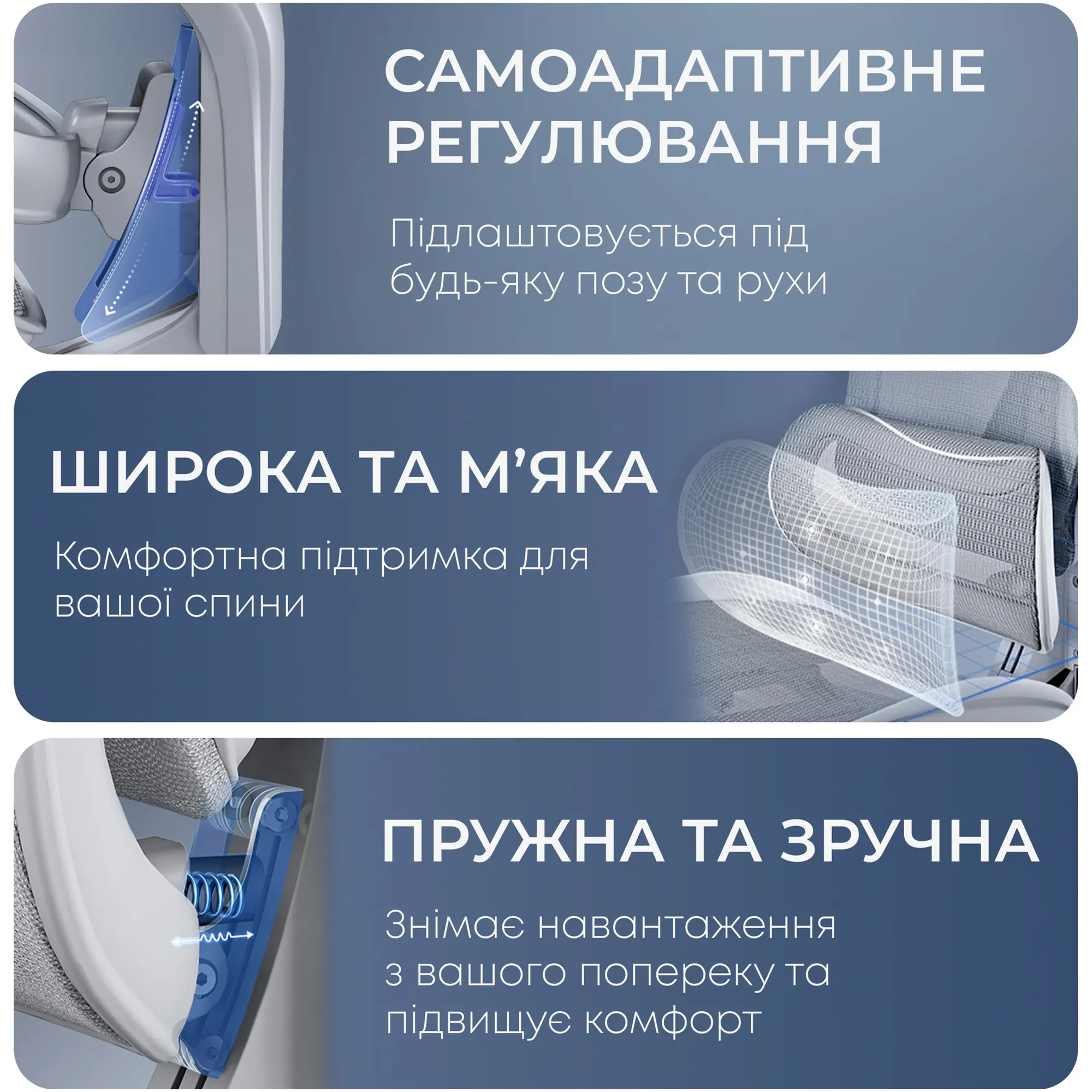 Купити Крісло офісне Sihoo DORO C300L Mesh White (DORO-C300L-A3-102) - фото 16