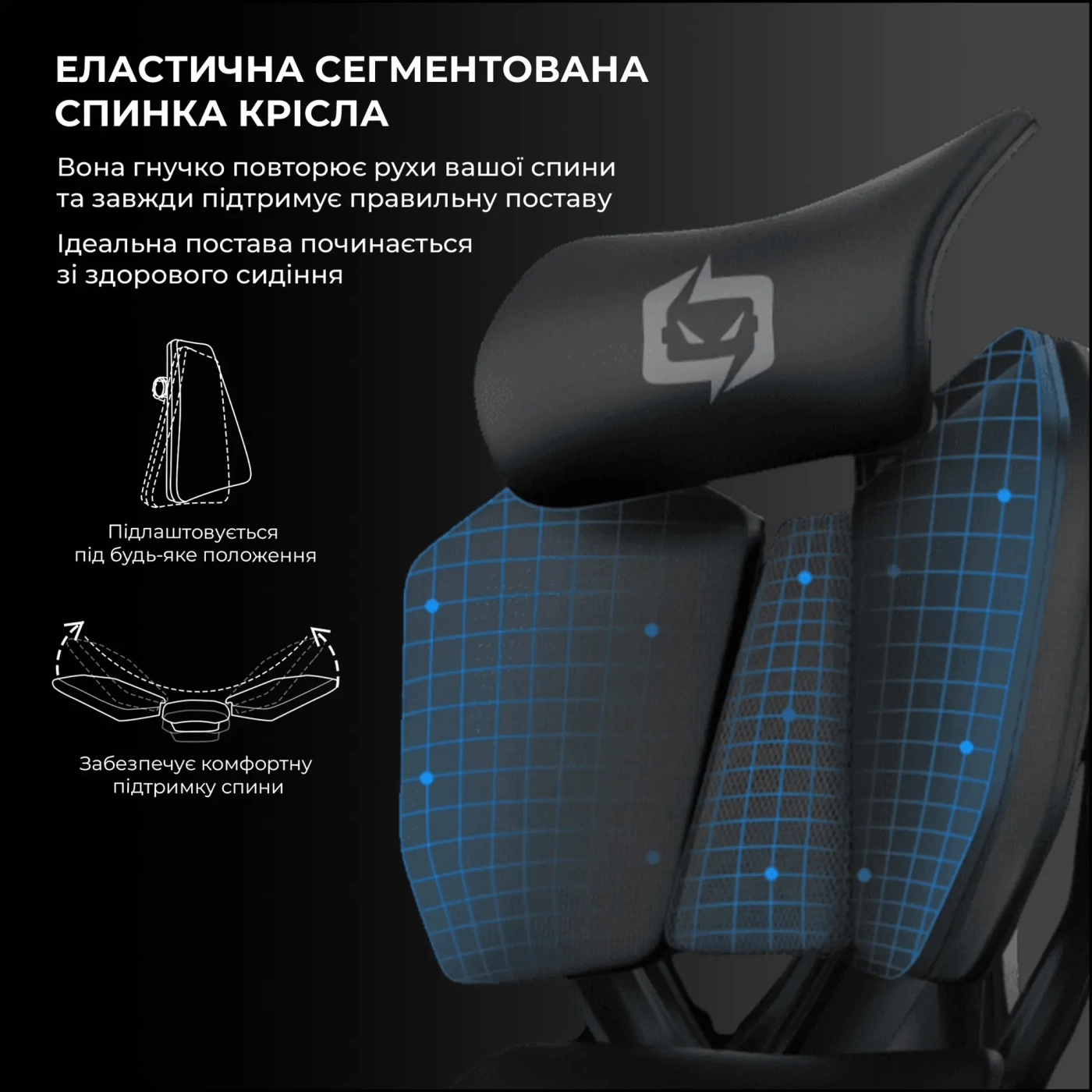Купить Кресло для геймеров Sihoo Xallking X5C Mesh Black (X5C-301) - фото 6