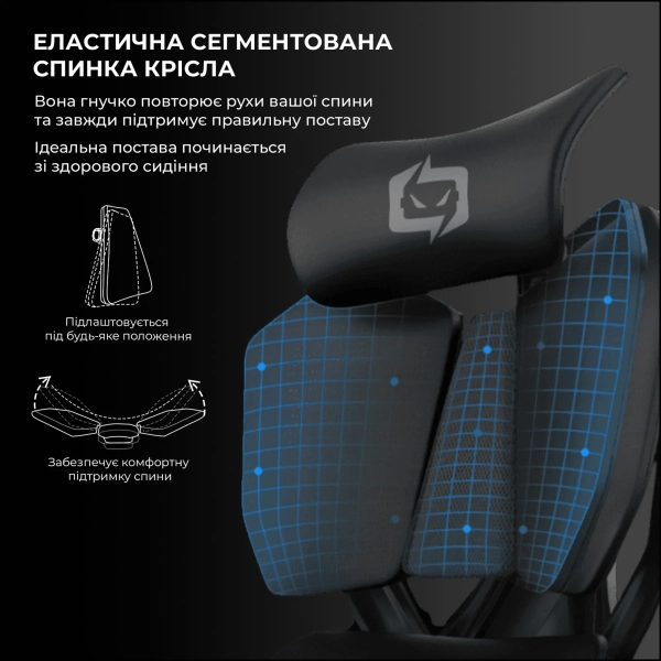 Купить Кресло для геймеров Sihoo Xallking X5C Mesh Black (X5C-301) - фото 6