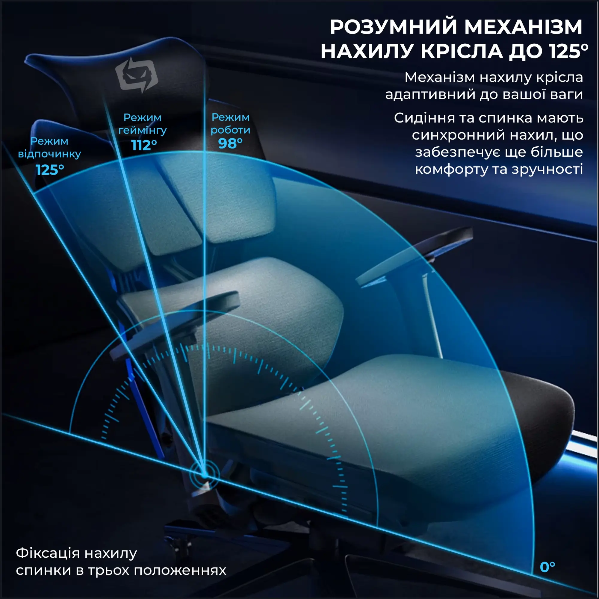 Купить Кресло для геймеров Sihoo Xallking X5C Mesh Black (X5C-301) - фото 9