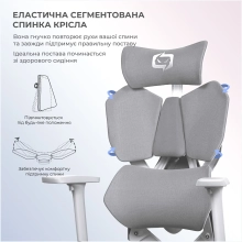 Купити Крісло офісне Sihoo Xallking X5C Mesh Grey (X5FC-N101) - фото 7
