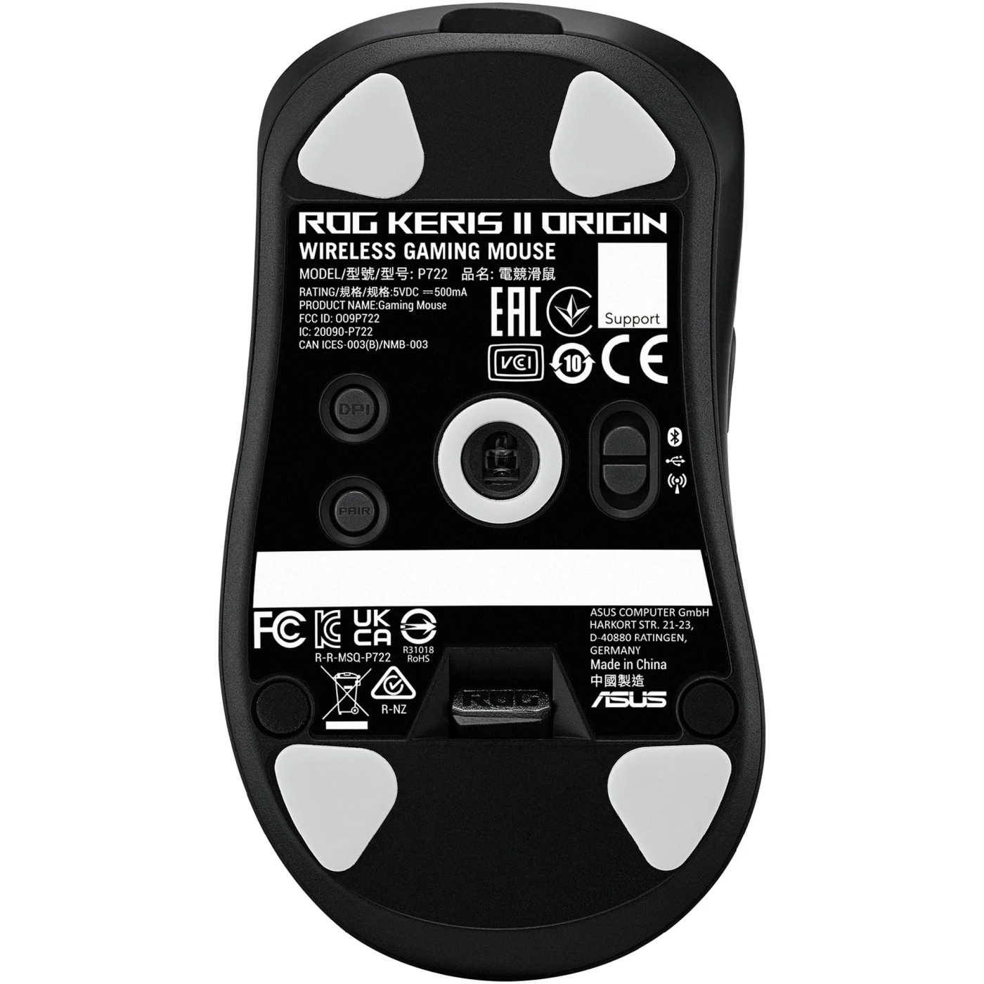 Купить Мышь ASUS ROG Keris II Origin Black (90MP04A0-BMUA00) - фото 7