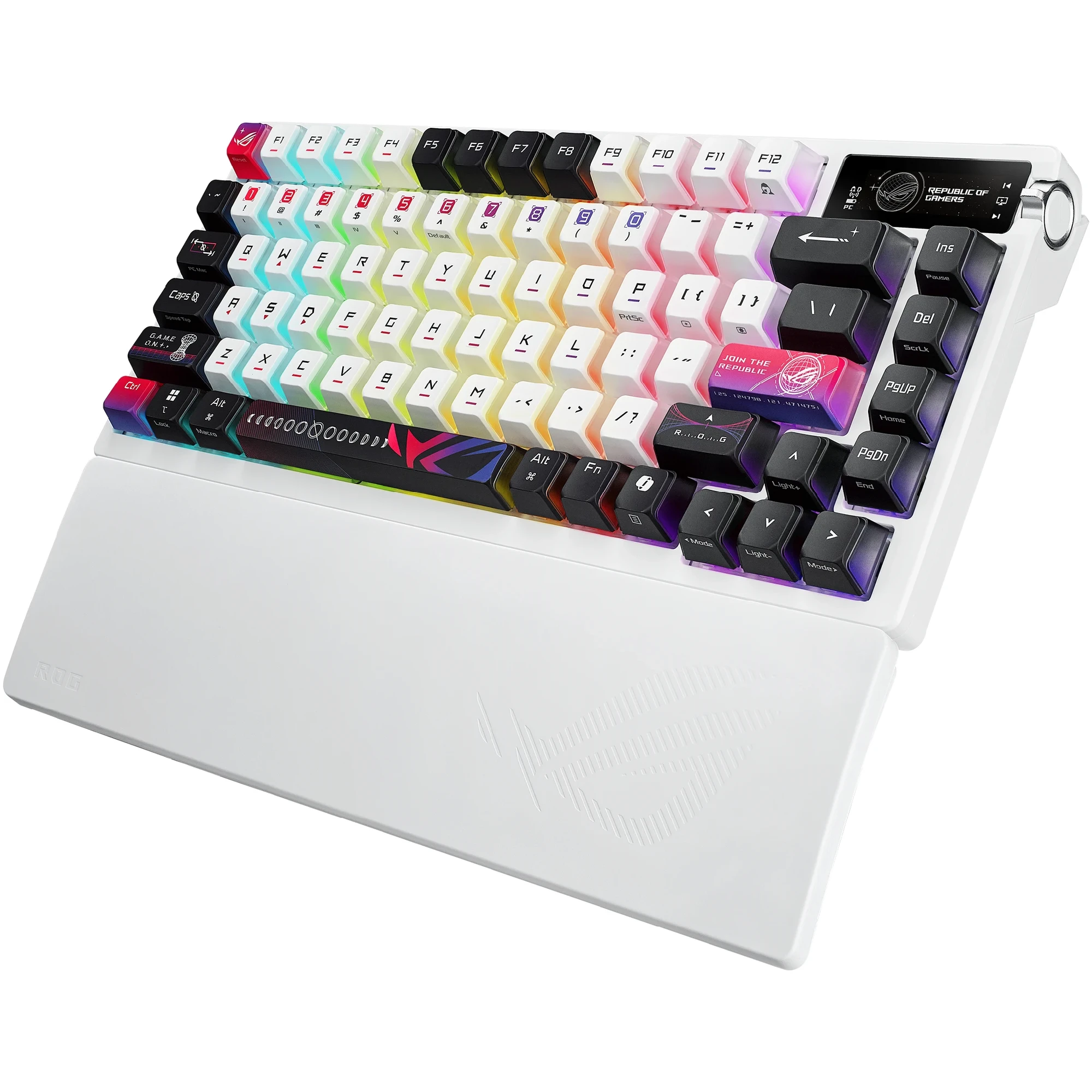 Купить Клавиатура ASUS ROG Azoth X NX Snow V2 EN PBT White (90MP044F-BKUA30) - фото 2