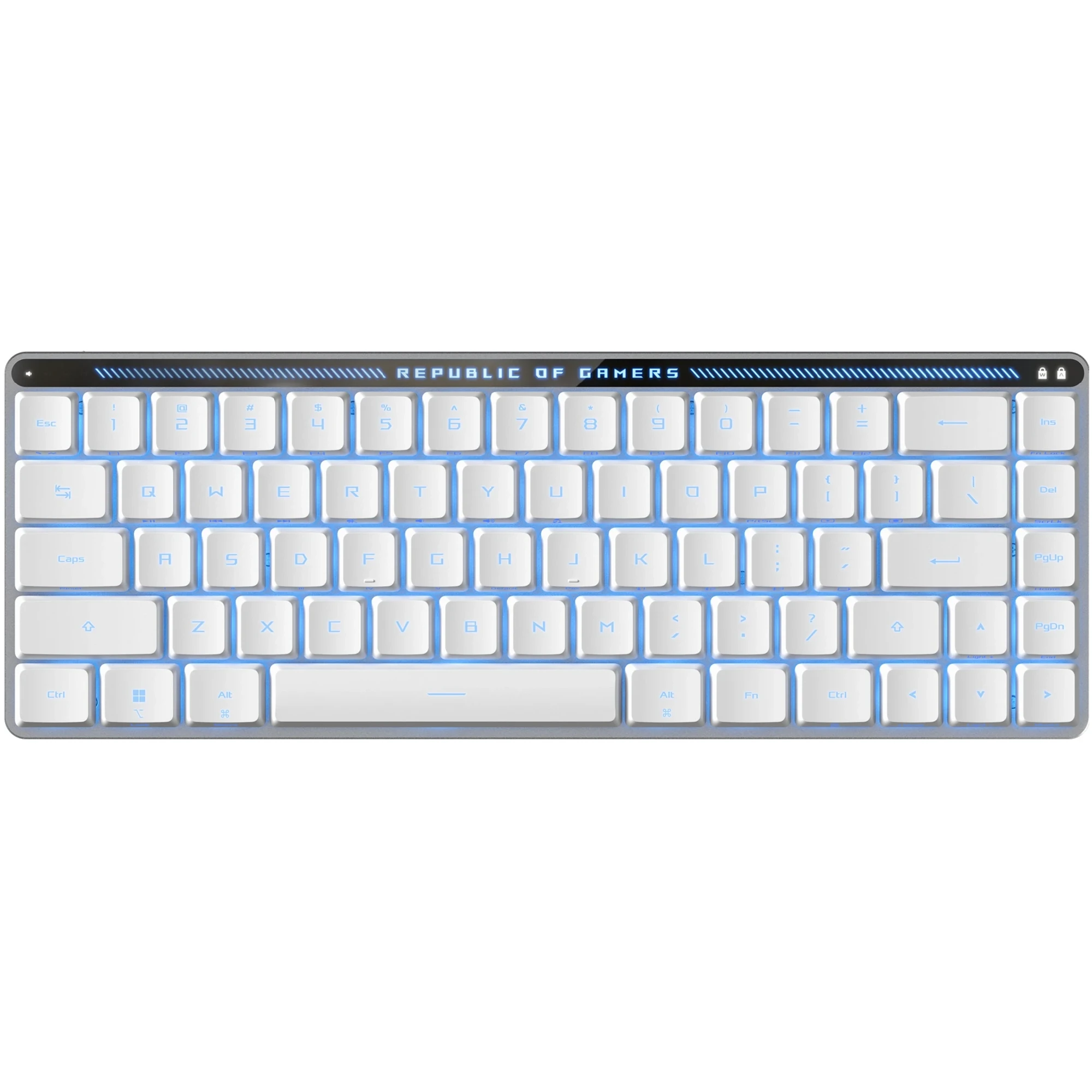 Купити Клавіатура ASUS ROG Falchion RX Red Switch EN/UK RGB White (90MP03EC-BKMA10) - фото 2