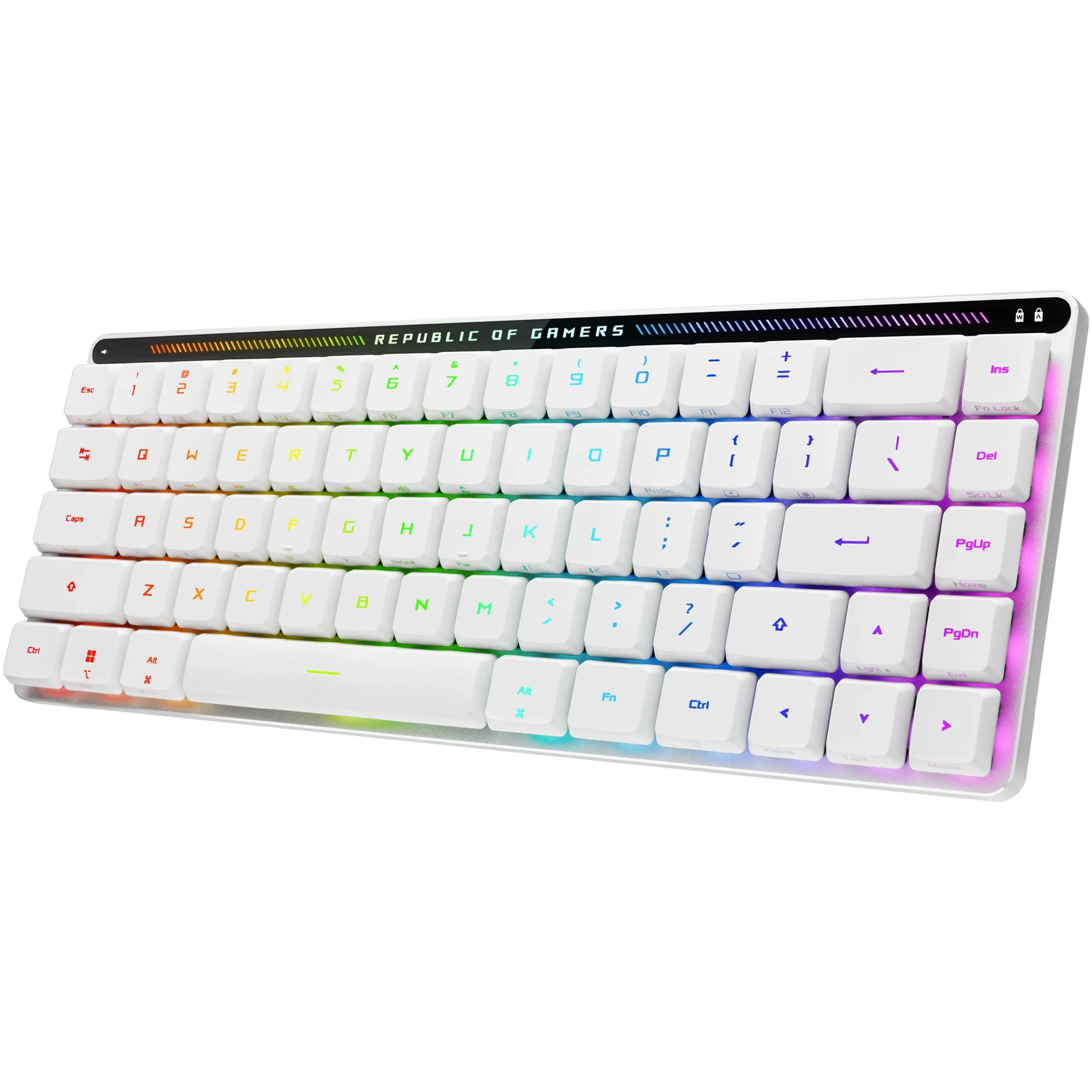 Купити Клавіатура ASUS ROG Falchion RX Red Switch EN/UK RGB White (90MP03EC-BKMA10) - фото 4
