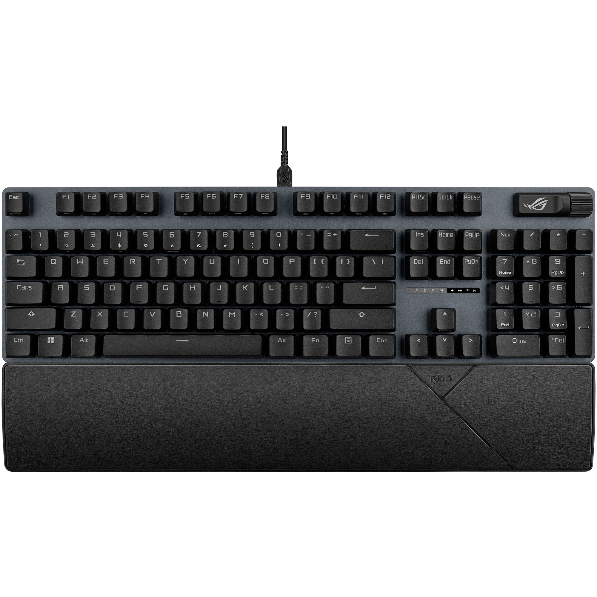 Купить Клавиатура ASUS ROG Strix Scope II X NX Snow V2 EN PBT Black (90MP03XF-BKUA20) - фото 2