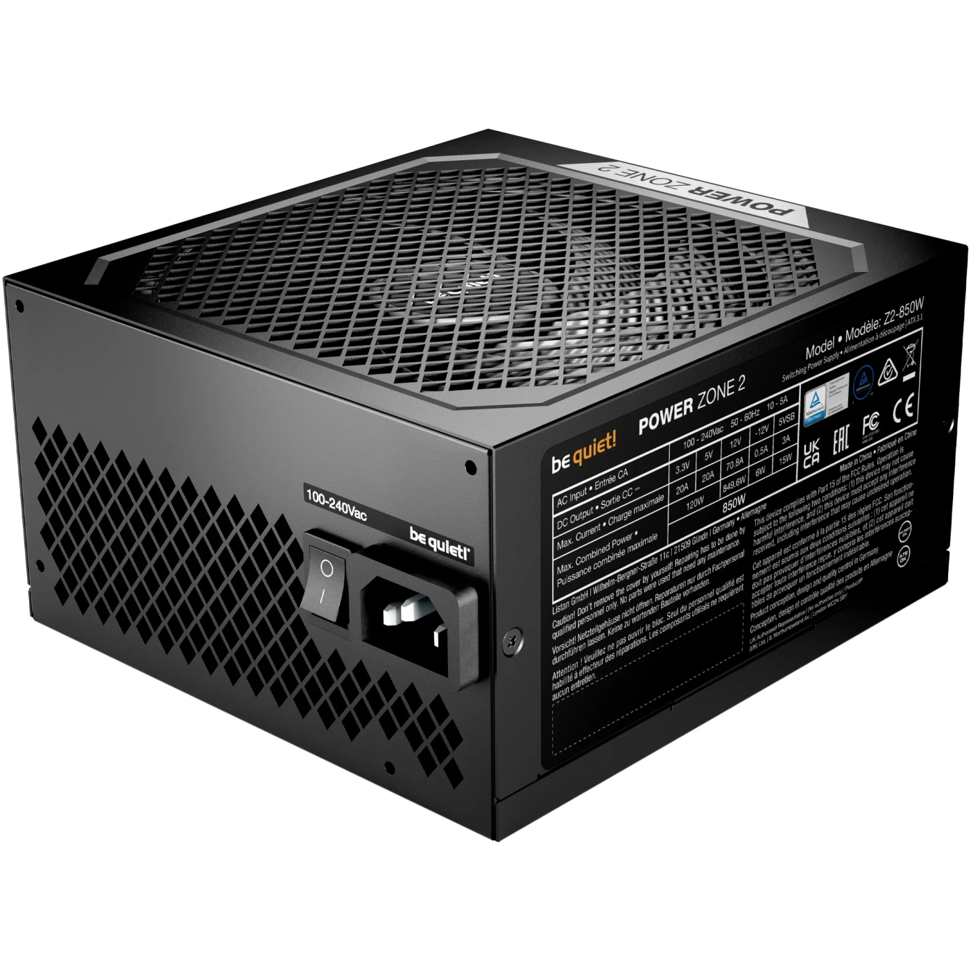 Купить Блок питания be quiet! POWER ZONE 2 850W (BP007EU) - фото 3