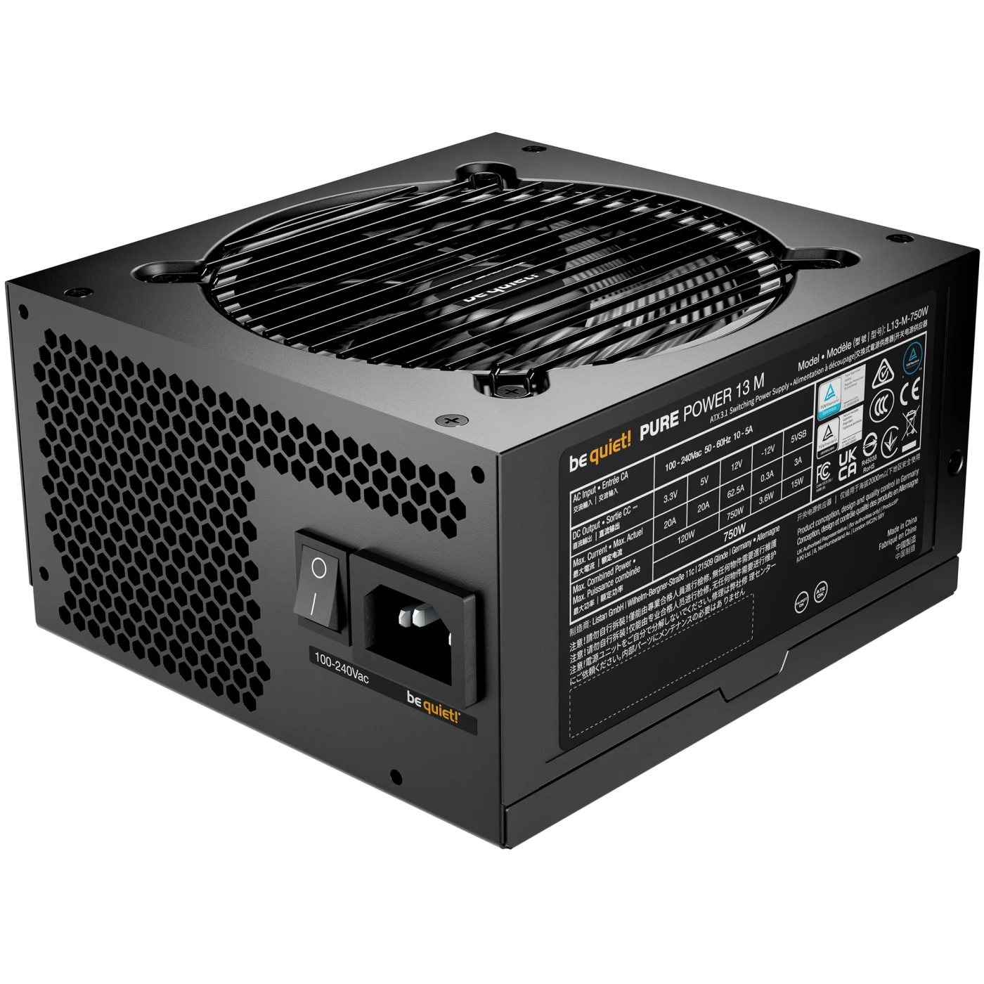 Купити Блок живлення be quiet! PURE POWER 13 M 750W (BP026EU) - фото 2
