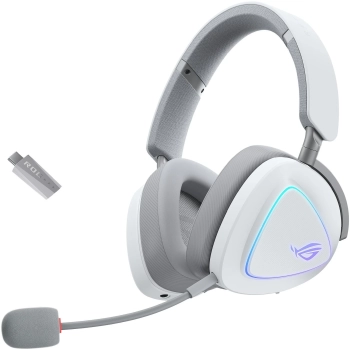Купить Наушники ASUS ROG Delta II Moonlight White (90YH03W0-BHUA10) - фото 1