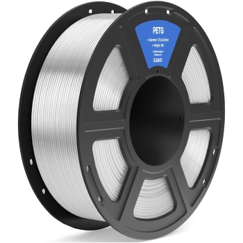 Купить PETG Filament (пластик) для 3D принтера ELEGOO 1кг, 1.75мм, прозрачный (50.203.0394) - фото 1