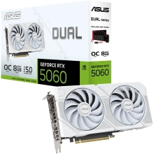 Купить Видеокарта Asus Dual GeForce RTX 5060 OC 8GB White (DUAL-RTX5060-O8G-WHITE) - фото 7