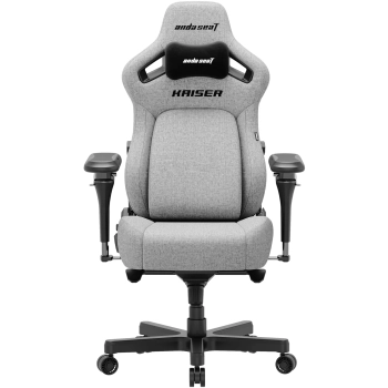 Купить Кресло для геймеров Anda Seat Kaiser 4 V2 Size XL Gray Fabric (AD12YDDC-XLL-20-G-CF-03) - фото 1