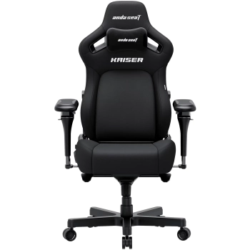 Купить Кресло для геймеров Anda Seat Kaiser 4 V2 Size XL Black Fabric (AD12YDDC-XLL-20-B-CF-03) - фото 1