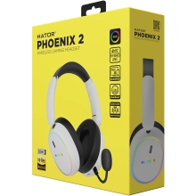 Купить Наушники Hator Phoenix 2 Wireless White (ESH41) - фото 6