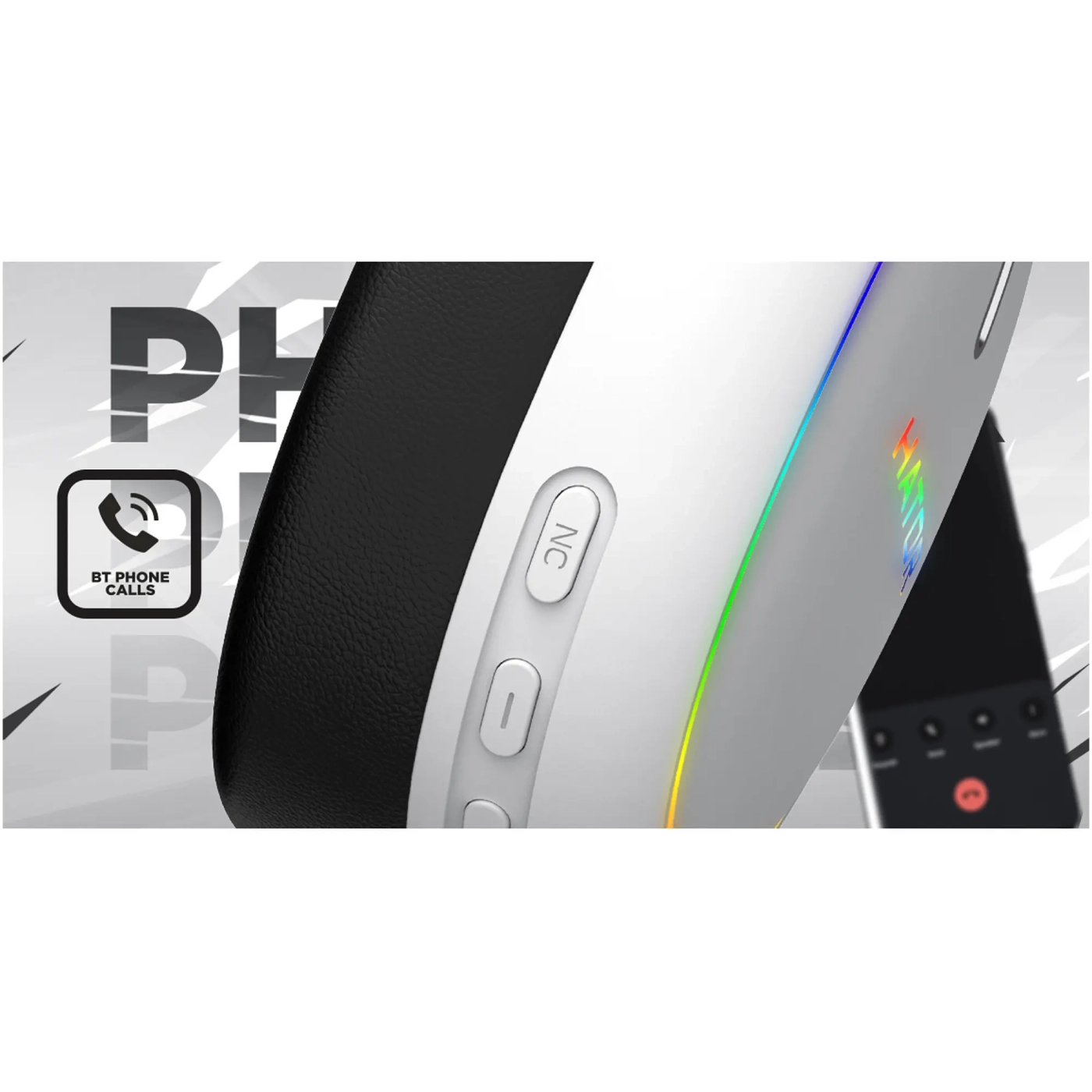Купить Наушники Hator Phoenix 2 Wireless White (ESH41) - фото 9