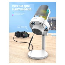 Купить Микрофон Fifine RGB Ampligame (A8W) - фото 4