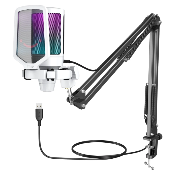 Купить Микрофон Fifine A6TW White - фото 2