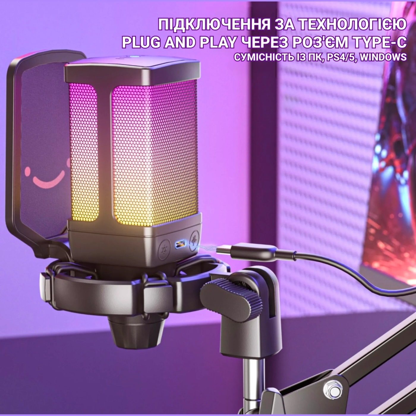 Купить Микрофон Fifine Q6T Black - фото 9