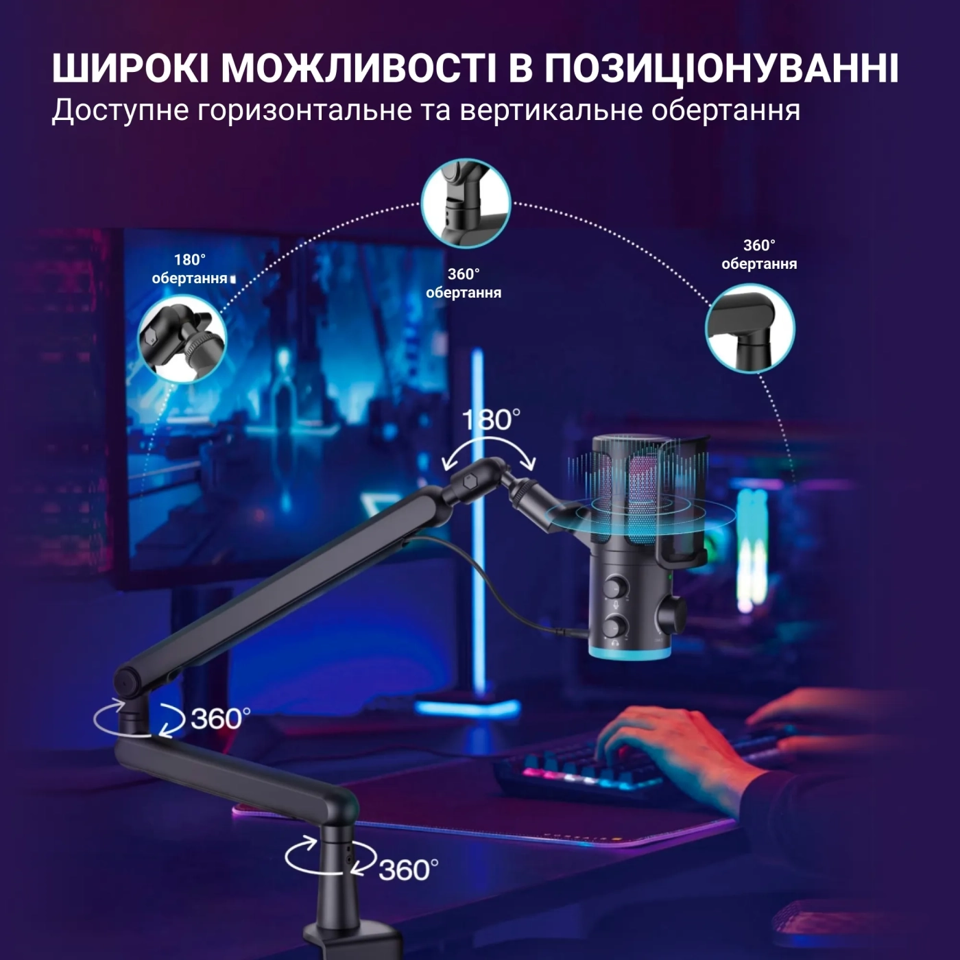 Купить Микрофон Fifine TAM6 Black - фото 11