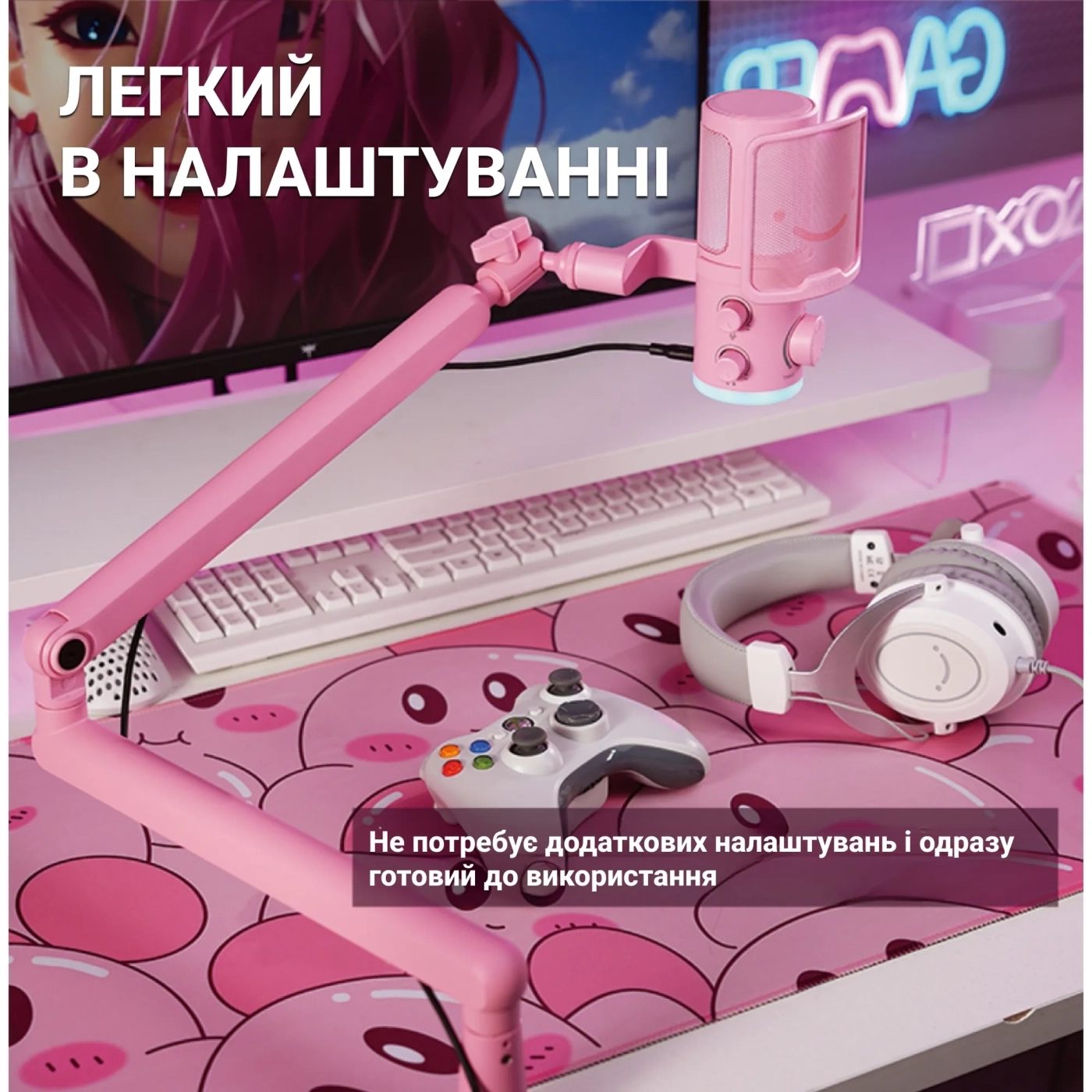 Купить Микрофон Fifine TAM6P Pink - фото 13
