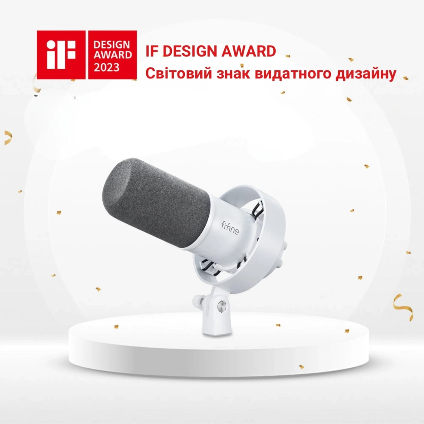 Купить Микрофон Fifine T688W White - фото 6