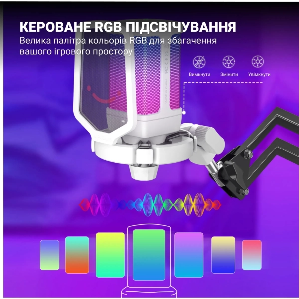 Купити Мікрофон Fifine Q6TW White (Q6TW) - фото 10
