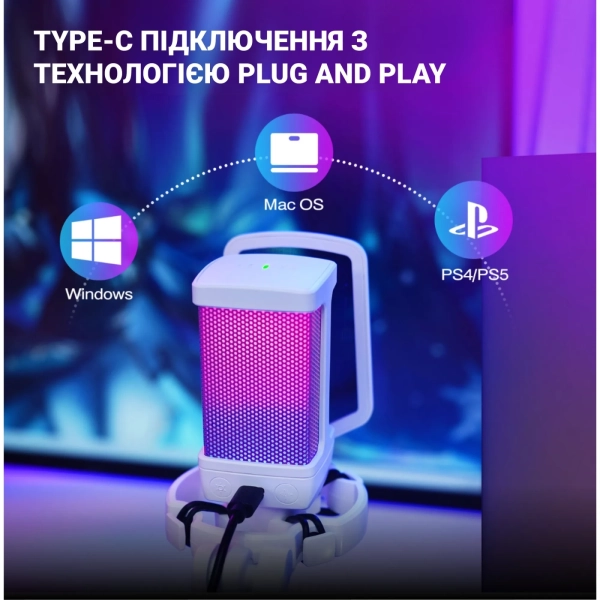 Купити Мікрофон Fifine Q6TW White (Q6TW) - фото 11