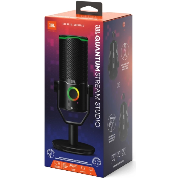 Купить Микрофон JBL Quantum Stream Studio (JBLSTRMSTUDIOBLK) - фото 6