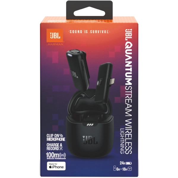 Купить Микрофон JBL Quantum Stream Wireless Lightning (JBLSTRMWLLGHTBLK) - фото 11
