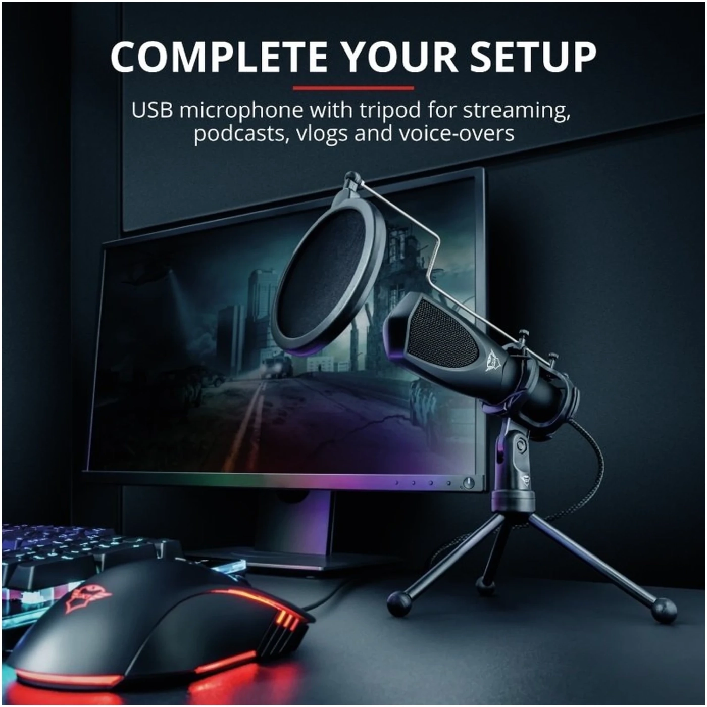 Купить Микрофон Trust GXT 232 Mantis streaming microphone (22656) - фото 5