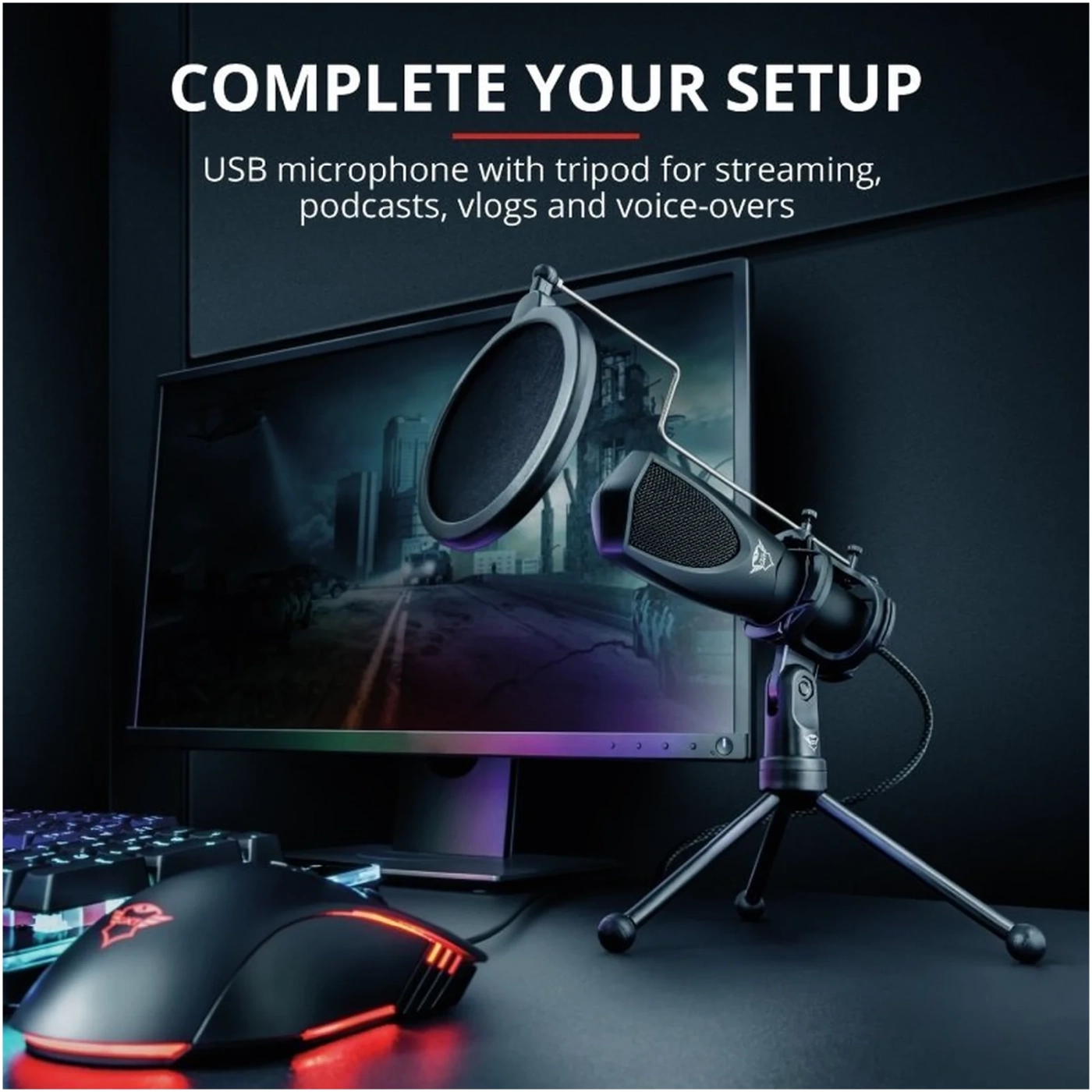 Купить Микрофон Trust GXT 232 Mantis streaming microphone (22656) - фото 5