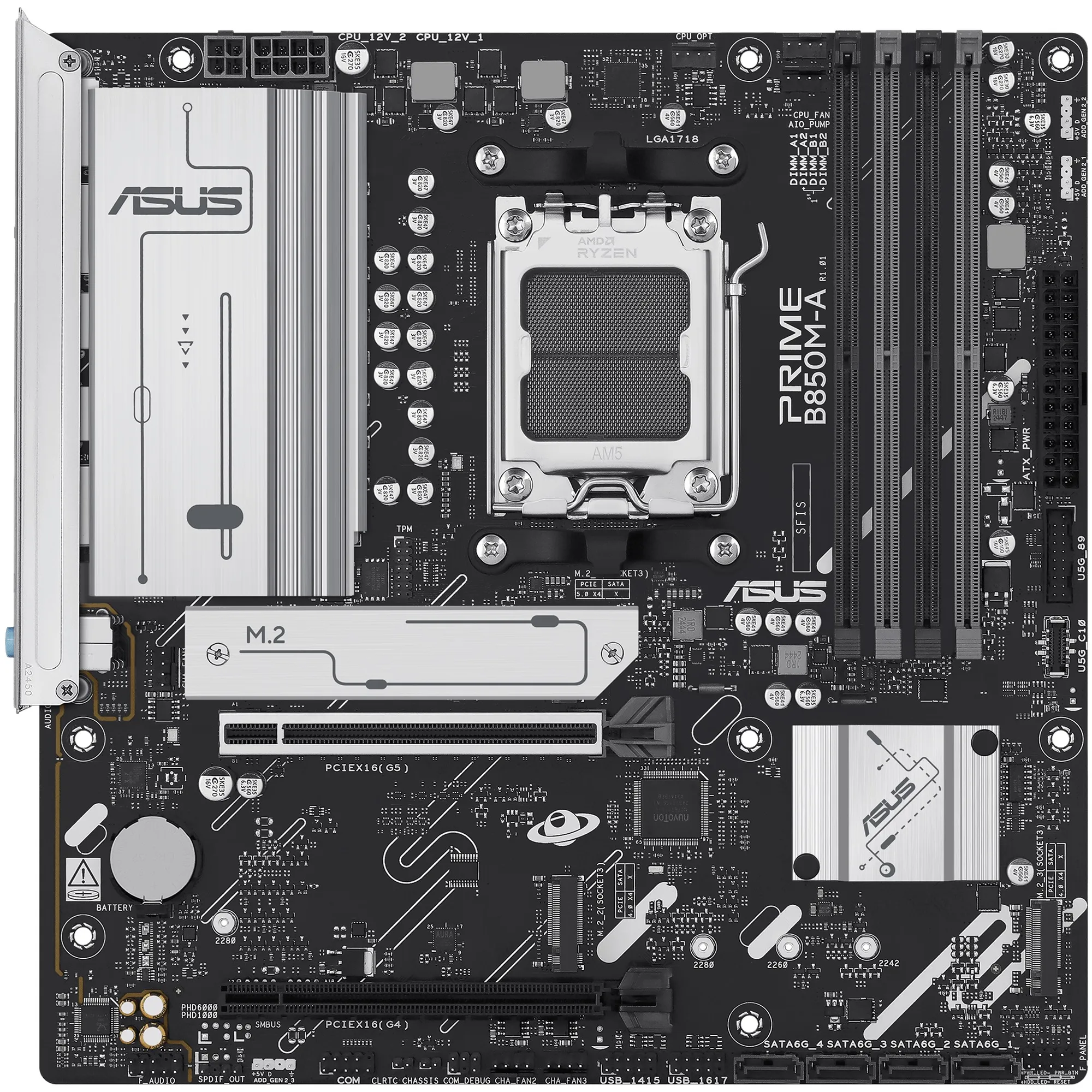 Купить Материнская плата ASUS PRIME B850M-A-CSM - фото 1