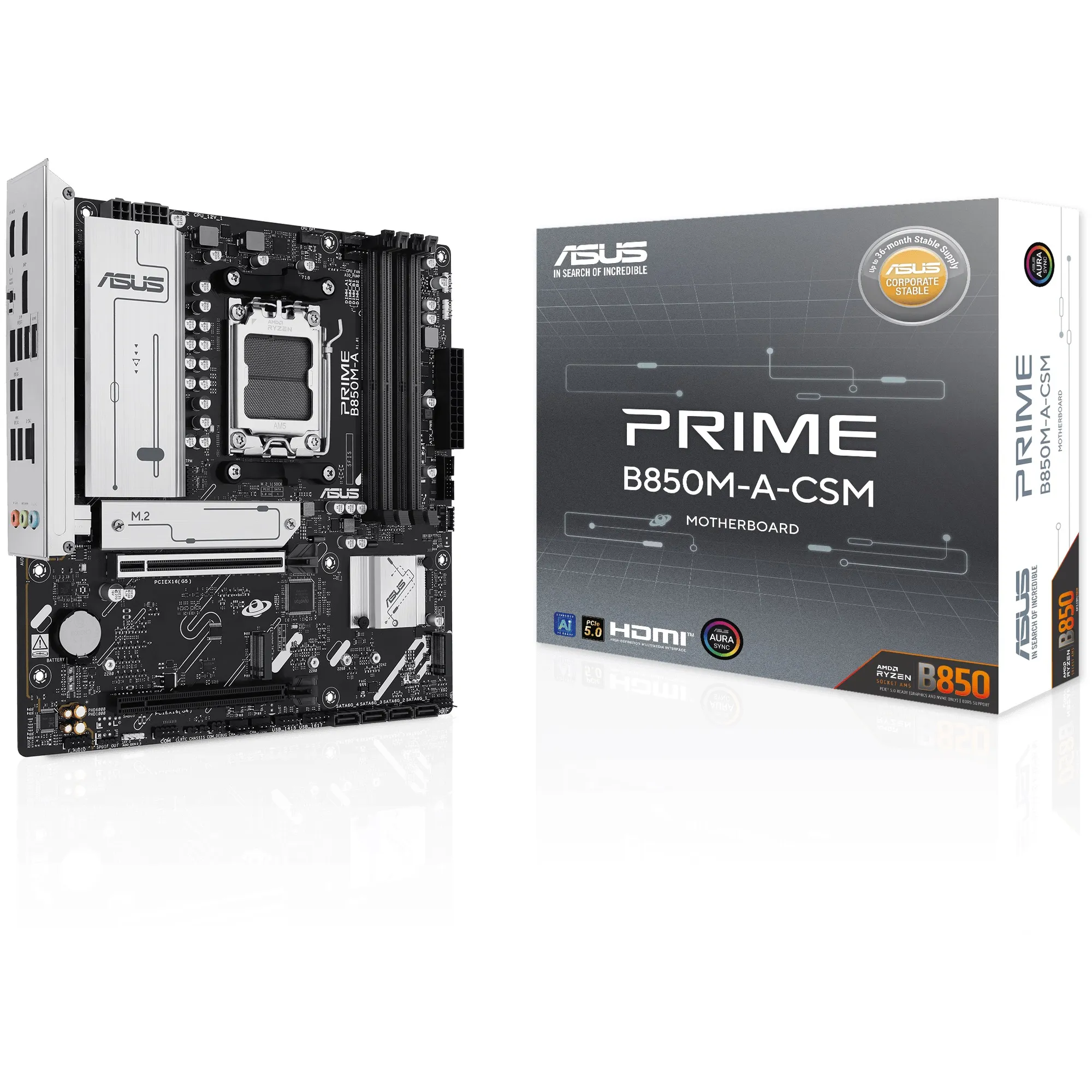 Купить Материнская плата ASUS PRIME B850M-A-CSM - фото 6