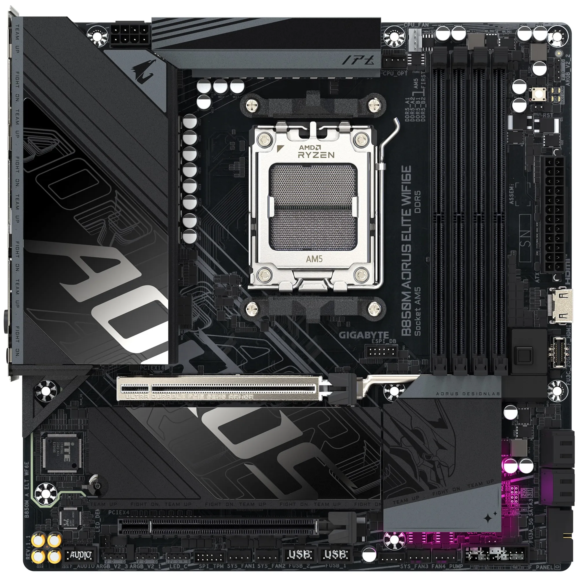 Купить Материнская плата GIGABYTE B850M AORUS ELITE WIFI6E - фото 1