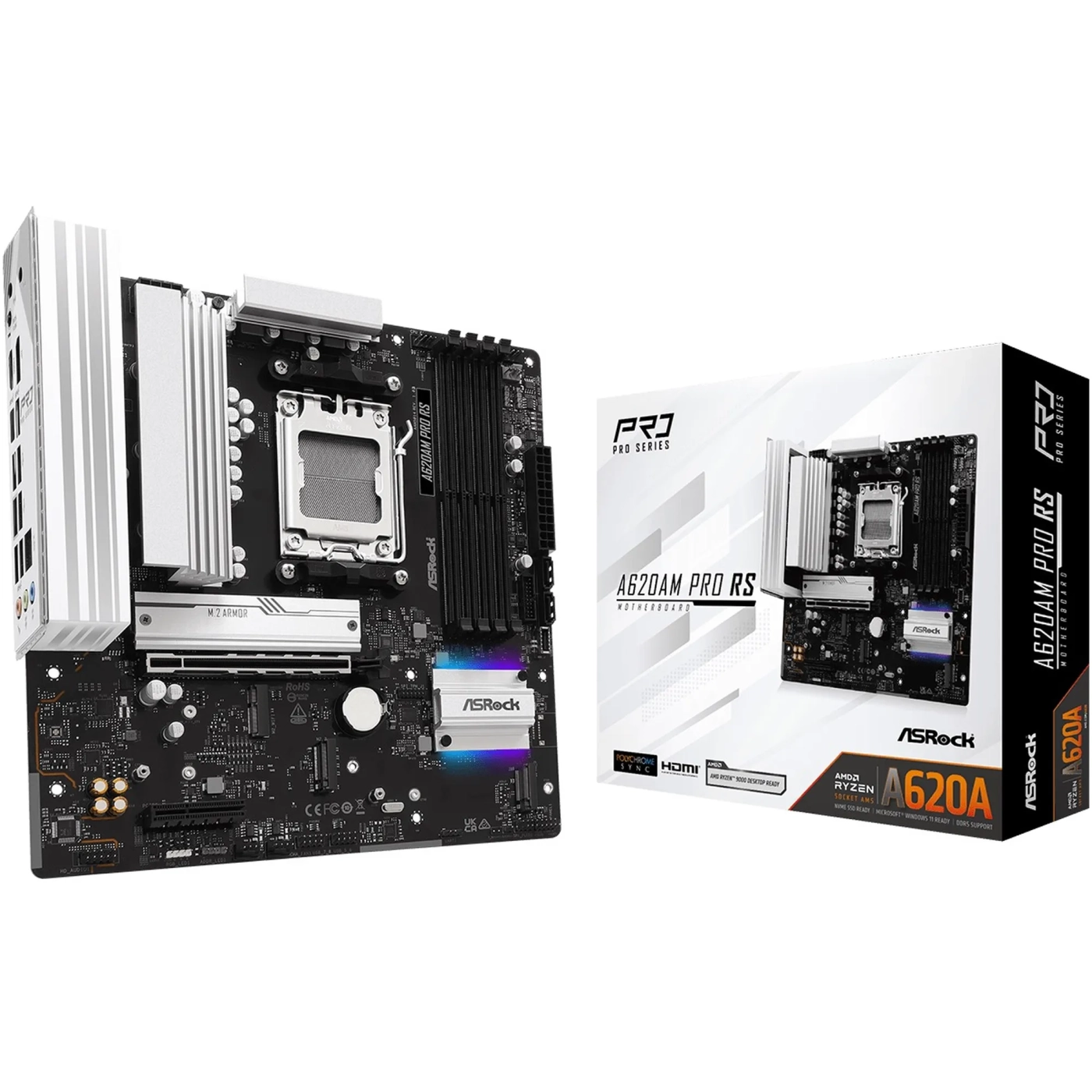 Купить Материнская плата ASRock A620AM PRO RS - фото 5