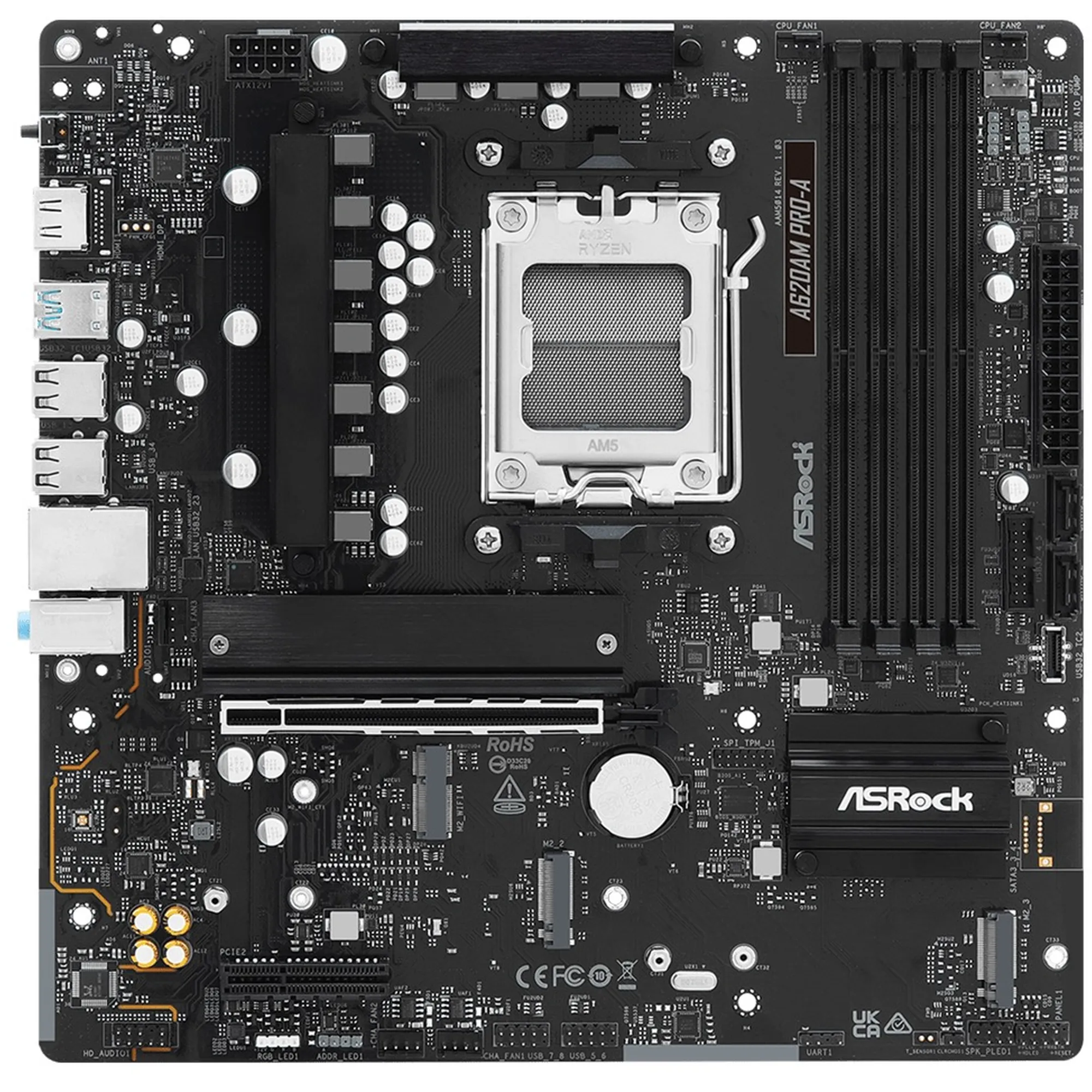 Купить Материнская плата ASRock A620AM PRO-A - фото 1